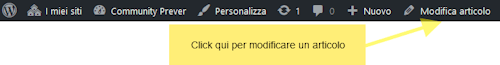 modifica articolo