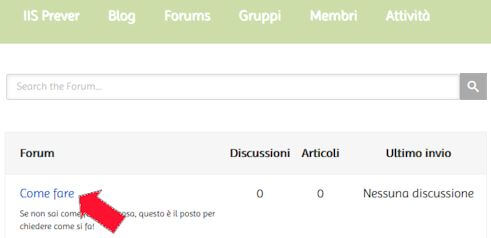  Avviare una discussione