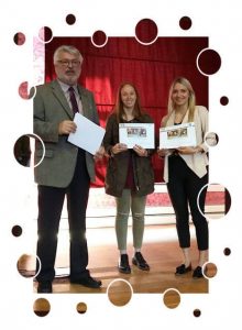 Le due studentesse classificate al secondo posto