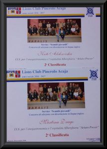 Attestati del concorso Lins Club