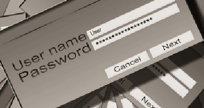 Un modulo di login con richiesta password
