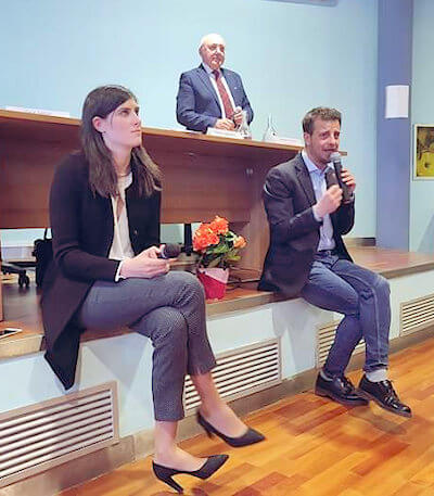 Sindaco Pinerolo Salvai in conferenza