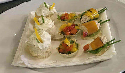 finger food, roll di peperone