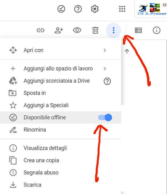 modalità offline drive