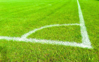 l'angolo din un campo di calcio