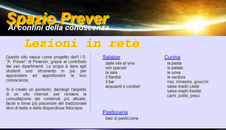 Spazioprever Prima Edizione