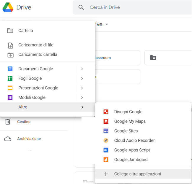 Drive Nuovo File Altro