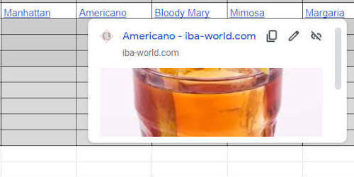 Tabella Cocktail Come Fare