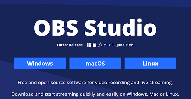 Sito OBS studio cattura video